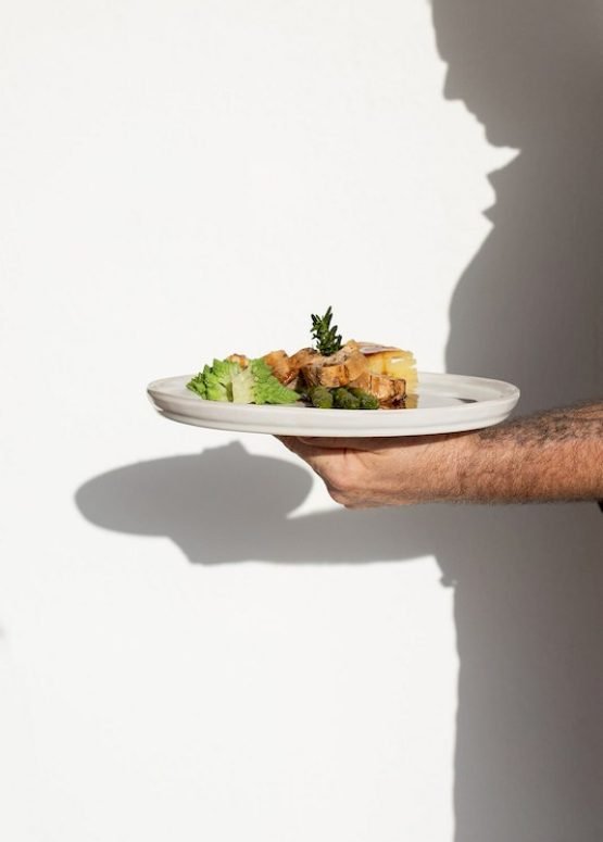 Assiette servie par le chef privé